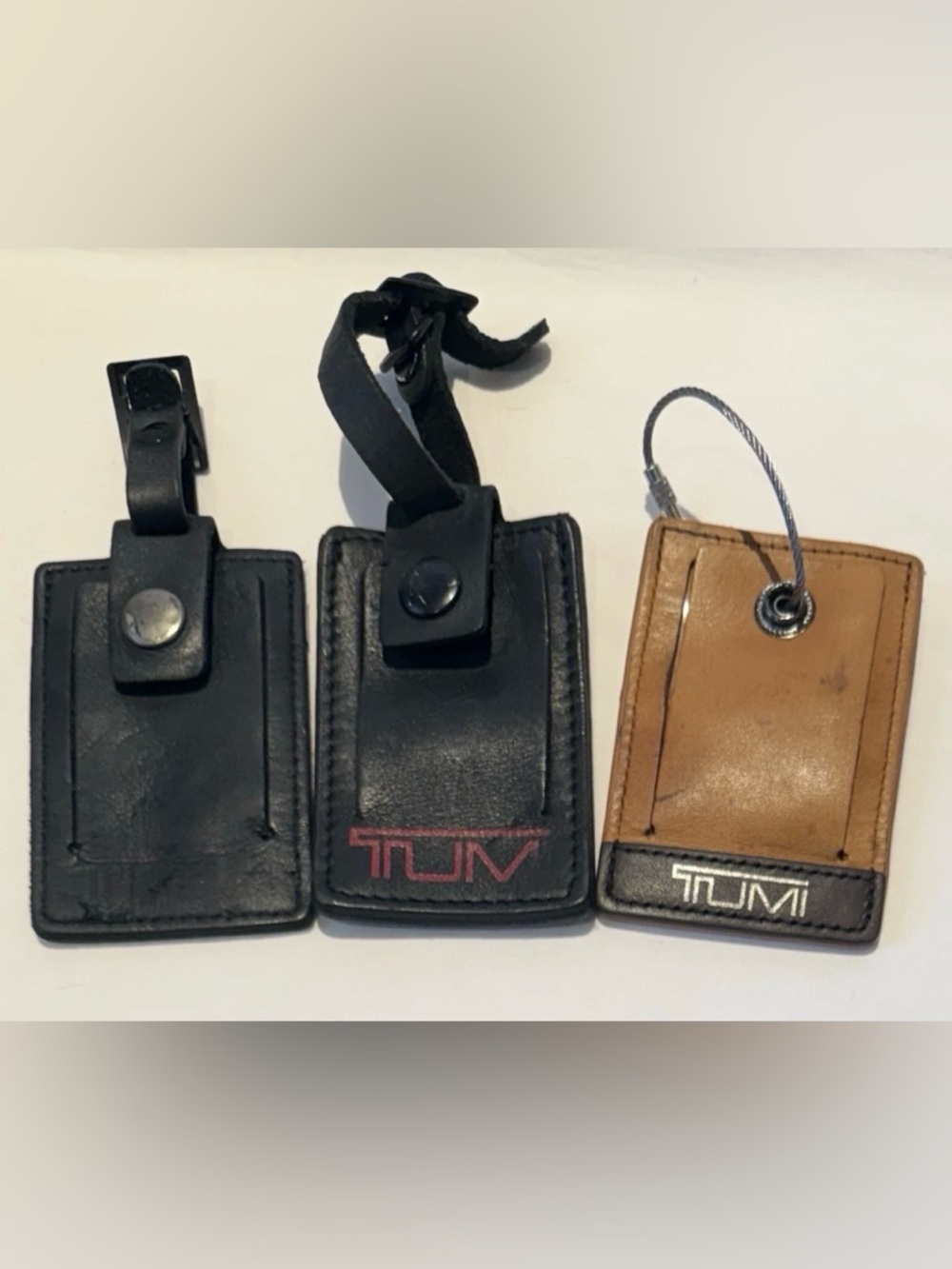 TUMI Pre-Owned Luggage Tags - Lot of 3